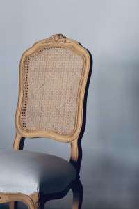 Louis XV Cane Chair – Customizable Solid Wood