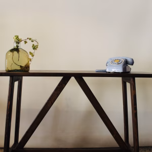 Farmhouse Console Table – Solid Firwood & Rustic Decor