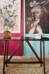 Farmhouse Console Table – Solid Firwood & Rustic Decor