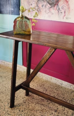 Farmhouse Console Table – Solid Firwood & Rustic Decor