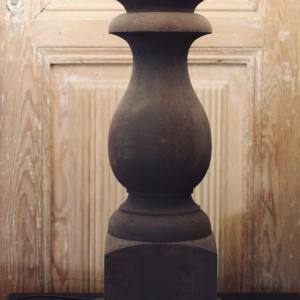 Wooden Table Lamp – Linen Shade | Light & Living