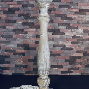 Whitewashed Wooden Candle Holders | Rustic Décor | Shop Lebanon